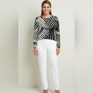 Hilary Radley White Dress Pants Size 8